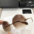 Round Rimless Vintage Sun Glasses Wholesale